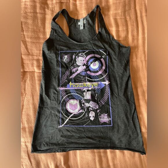 Marvel's Hawkeye racer back tank top black Medium - Picture 1 of 5